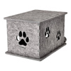 Domek z filcu dla psa Dolina Noteci szary 32 x 37 x 54 cm