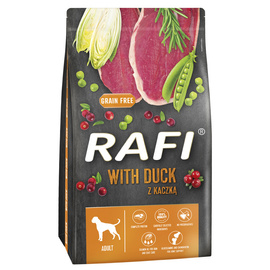 Sucha karma dla psa Rafi z kaczką worek 10 kg