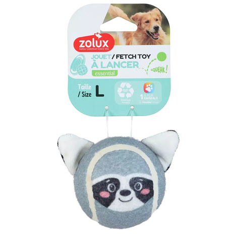 Zolux Zabawka dla psa piłka tenisowa Szop pracz L
