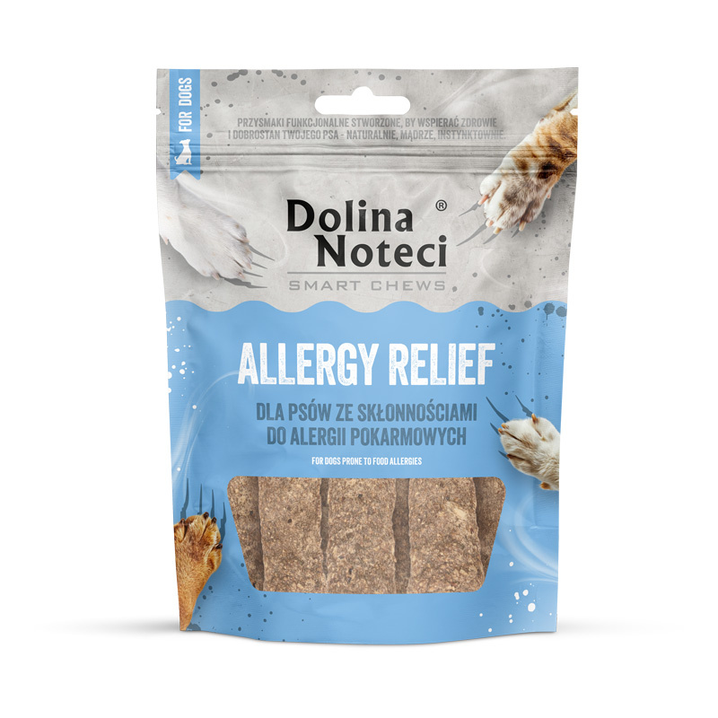 Dolina Noteci Smart Chews Allergy Relief Przysmaki funkcjonalne dla psa ze skłonnościami do alergii 7 szt.