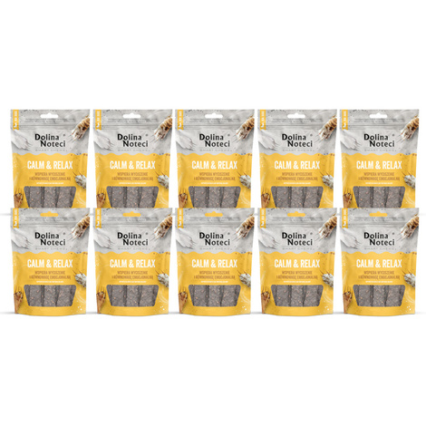 Dolina Noteci Smart Chews Calm & Relax Przysmaki funkcjonalne dla psa wspierające redukcję stresu zestaw 10 x 7 szt.