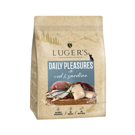Super Oferta Luger’s Daily Pleasures karma suszona dla kota z dorszem i sardynką 1 kg