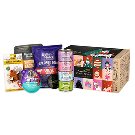 Zestaw prezentowy BOX świąteczny dla kota III Gourmet Box