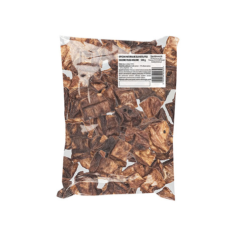 Naturalny przysmak gryzaki dla psa i kota płuca wołowe 500 g
