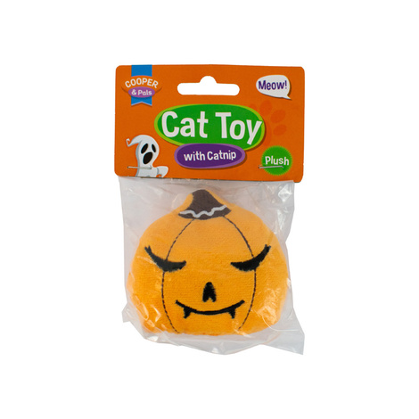 Cooper & Pals Dynia Halloween Zabawka szeleszcząca z kocimiętką dla kota 8 cm