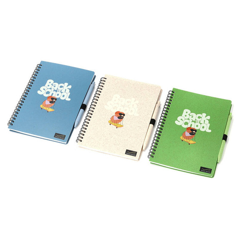 Dolina Design Zeszyt na spirali z długopisem Back to School 1 szt.