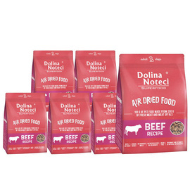 Dolina Noteci Superfood danie z wołowiny karma suszona dla psa 6 x 1 kg