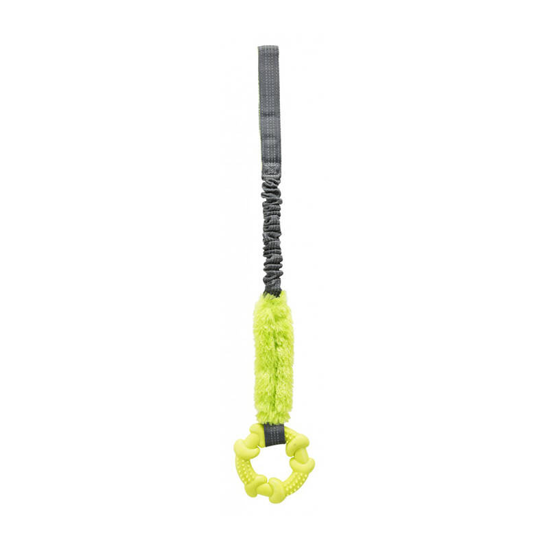 Trixie Bungee Tugger z ringiem Zabawka dla psa z amortyzatorem 56 cm
