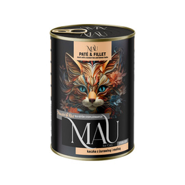 MAU Pasztet i Filet Karma mokra dla kota sterylizowanego kaczka z żurawiną i melisą 400 g
