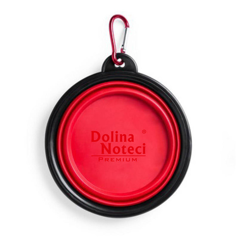 Składana miska dla psa z logo Doliny Noteci