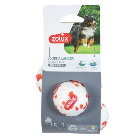 Zolux Etpu Zabawka dla psa wytrzymała piłka balansująca do aportowania 9,5 cm