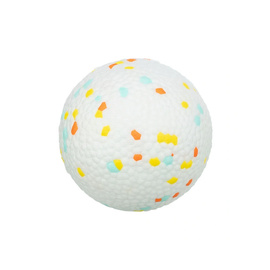 Trixie Light & Strong Piłka skacząca zabawka dla psa, biała/wielokolorowa 6,5 cm