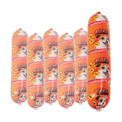 Mokra karma dla psa Rafi Classic z wołowiną zestaw 26 x 1 kg