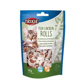 Trixie przysmak dla kota krążki kurczak-łosoś dla kota 50 g