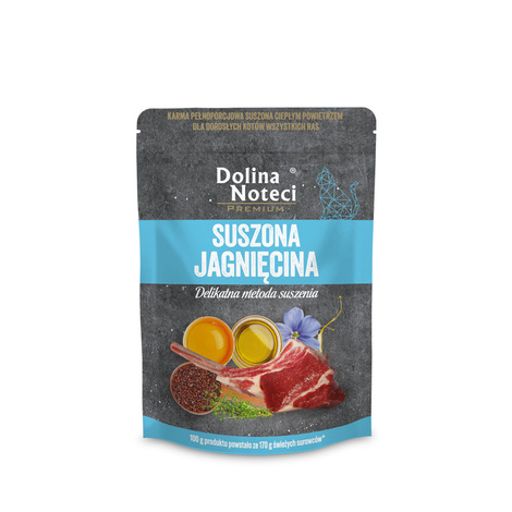 Dolina Noteci Premium Karma suszona dla kota jagnięcina 150 g