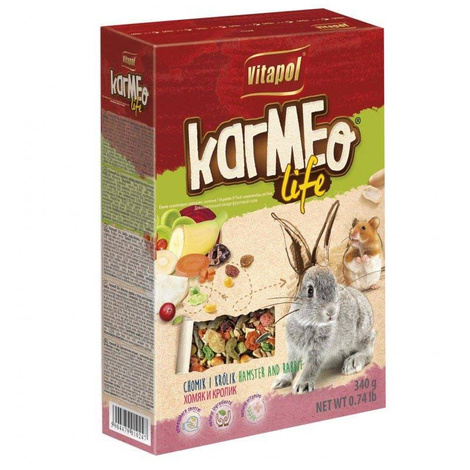 Pokarm dla gryzoni Vitapol Karmeo Life Owocowo-Warzywny dla chomika i królika 340 g