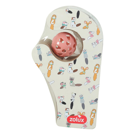 Zolux Chatouille Drapka składana Łapka 4w1 z piłką i kocimiętką 24 cm