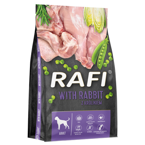 Sucha karma dla psa Rafi z królikiem worek 10 kg