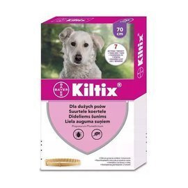 Kiltix Obroża na kleszcze dla psa o długości 70 cm