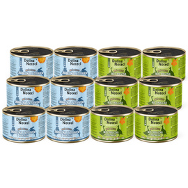 Mokra karma dla kota Dolina Noteci Superfood Pasztet & Filet zestaw mix smaków 12 x 185 g