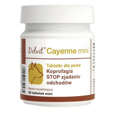 Suplement diety dla psa Dolvit Cayenne Mini Koprofagia 60 tabl.