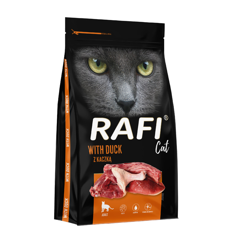 Karma sucha dla kota Rafi Cat z kaczką 7 kg