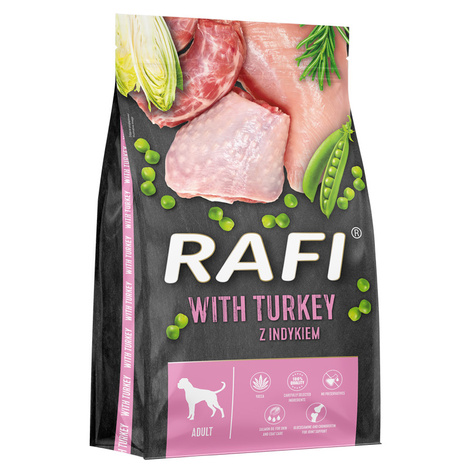 Sucha karma dla psa Rafi z indykiem worek 10 kg