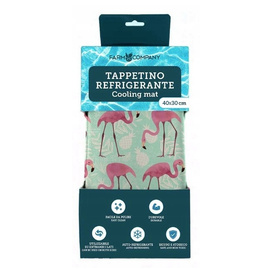 Farm Company Mata chłodząca żelowa dla psa lub kota Flamingi 40x30 cm