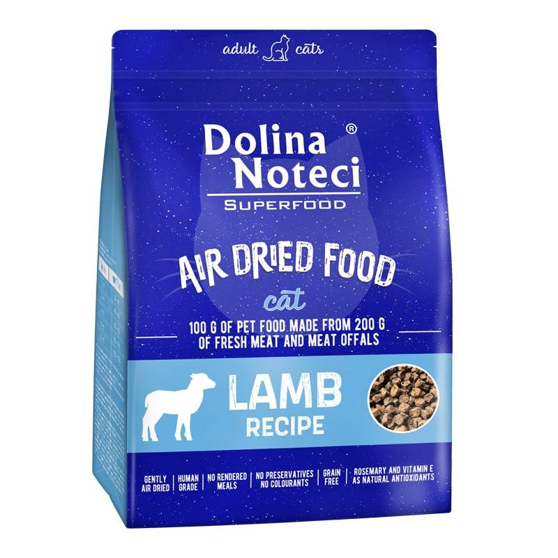 Super Oferta Dolina Noteci Superfood danie z jagnięciny karma suszona dla kota 1 kg
