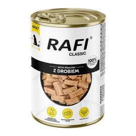 Mokra karma dla psa Rafi Classic z drobiem 1240 g