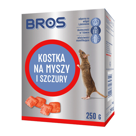 Bros Kostka na myszy i szczury 250 g