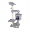 Gaczoo Drapak dla kota jasnoszary 40 x 40 x 116 cm