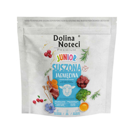 Super Oferta Karma suszona dla psa Dolina Noteci Premium junior jagnięcina 1 kg
