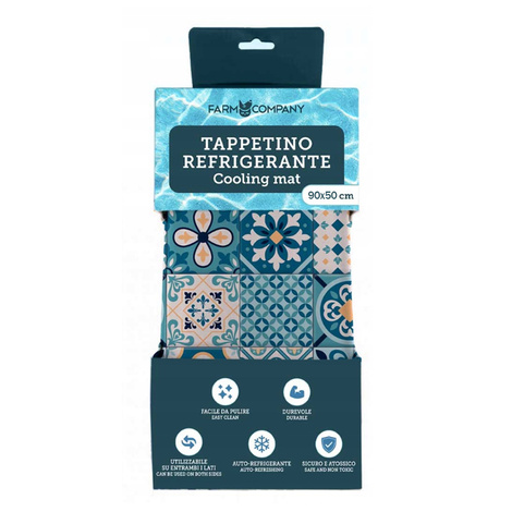Farm Company Mata chłodząca żelowa dla psa Majolica 90x50 cm