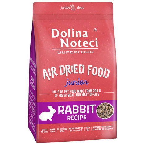Super Oferta Dolina Noteci Superfood danie z królika Junior karma suszona dla psa 5 kg