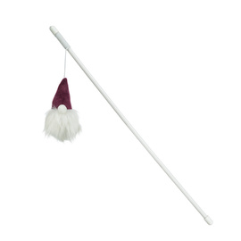 Świąteczna zabawka dla kota Trixie Xmas Wędka skrzat z kocimiętką 46 cm