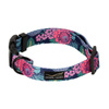 Dolina Noteci Obroża regulowana dla psa Kwiatowy Zakątek M 2 cm x 25 - 42 cm