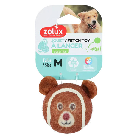 Zolux Zabawka dla psa piłka tenisowa Miś M