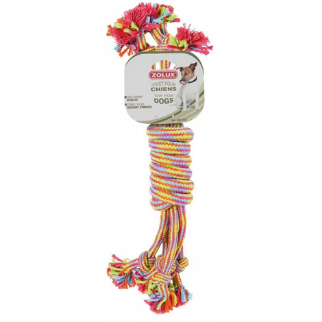 Zolux Zabawka szarpak dla psa sznur szpulka kolorowy 35 cm