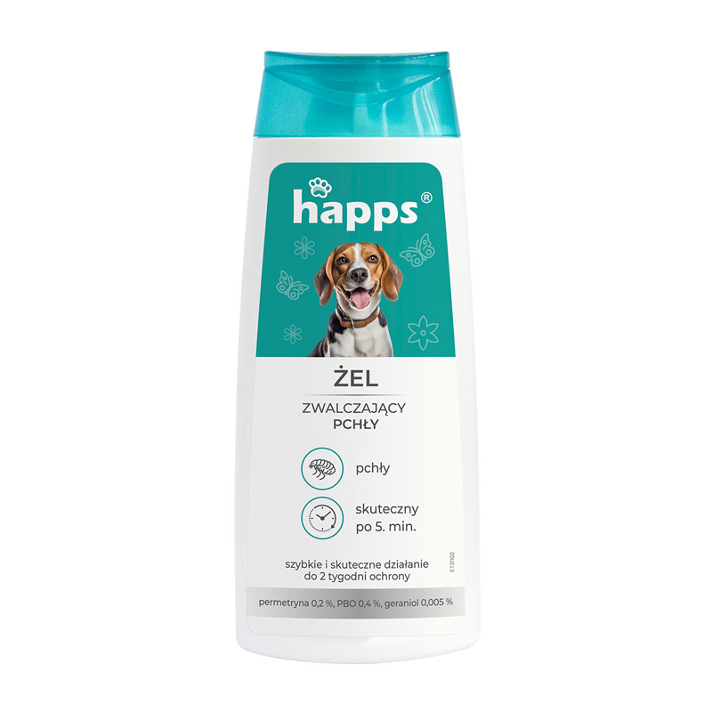 Happs Żel zwalczający pchły 150 ml