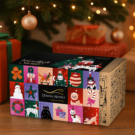 Zestaw prezentowy BOX świąteczny dla kota II Premium Selection