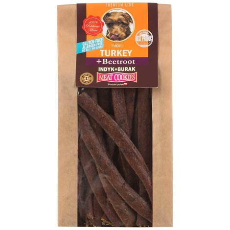 Milord Ciastka dla psa indyk i burak 80 g