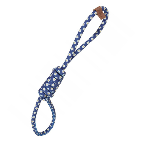 ZOLUX Szarpak dla psa – Pętelki z plecionego sznurka BLUE FLOWER 50 cm