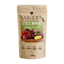 Karma mokra dla psów małych ras Luger's Little's Moments z sercami z gęsi, ziemniakiem i brokułem 150 g