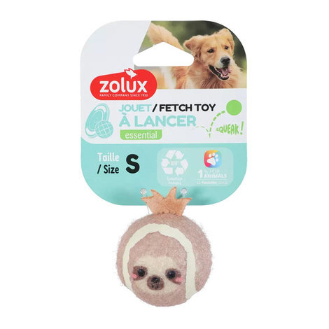 Zolux Zabawka dla psa piłka tenisowa Leniwiec S