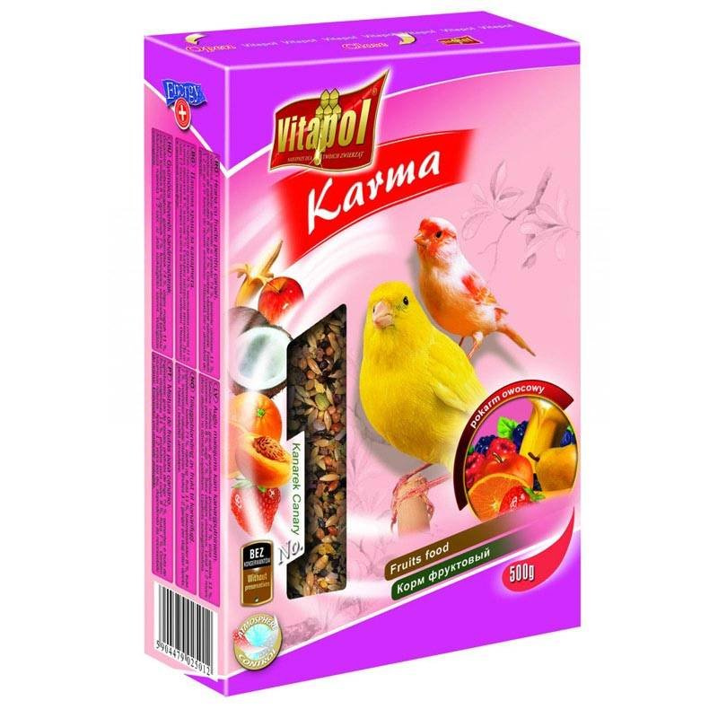 Vitapol Karma dla kanarka Pokarm dla ptaków owocowa 500 g