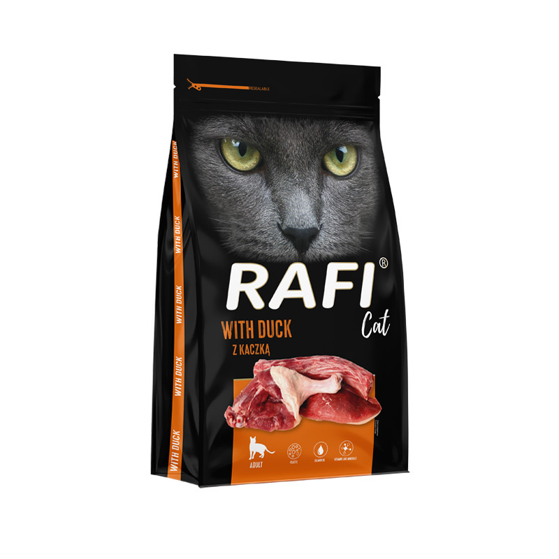 Karma sucha dla kota Rafi Cat z kaczką 1,5 kg