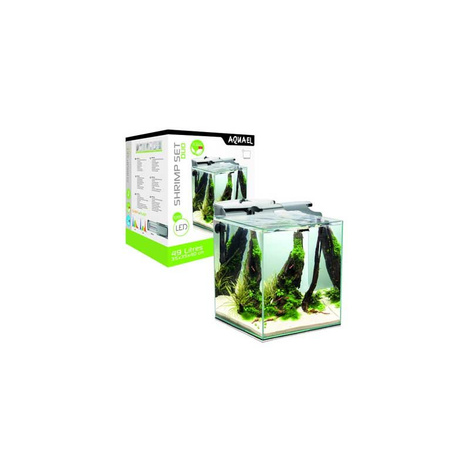 Aquael Zestaw akwariowy Fish&shrimp Set Duo 35 biały 49 L