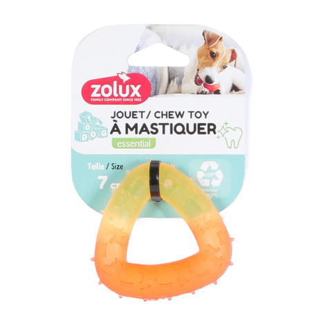 Zolux TPR Gummies Zabawka dla psa gryzak trójkąt 7 cm