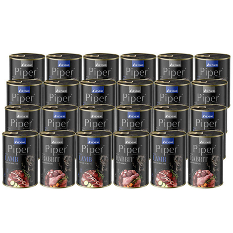 Piper Animals Senior Mokra karma dla psa mix smaków 24 x 400 g